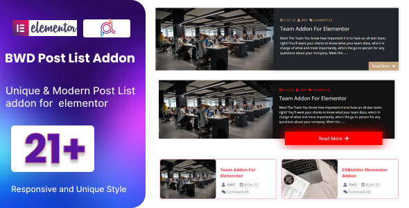 Blog Post List Addon For Elementor - CodeCanyon Item for Sale