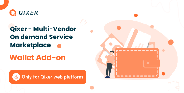 Digital Wallet Addon - Qixer Service Marketplace and Service Finder - CodeCanyon Item for Sale