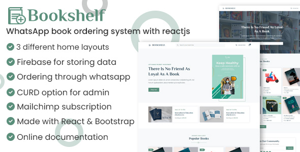 Bookshelf - WhatsApp book ordering system - CodeCanyon Item for Sale