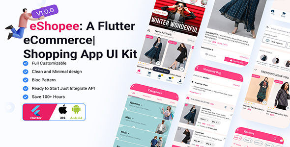 eShopee: A Flutter eCommerce | Shopping App UI Kit - CodeCanyon Item for Sale
