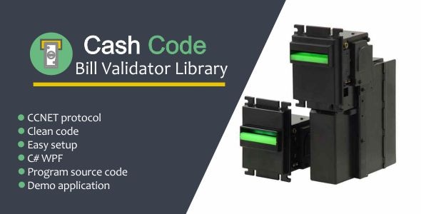 Cash Code (Bill Acceptor) - CodeCanyon Item for Sale