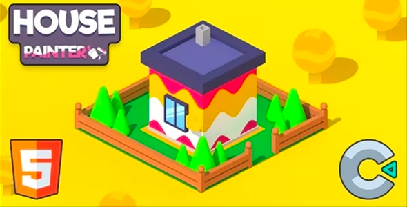 House Painter - (HTML5 Game - Construct 3) - CodeCanyon Item for Sale