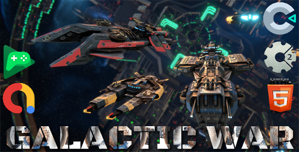 Galactic War! Construct 2&3 HTML Multi-player Space Shooter Game - CodeCanyon Item for Sale