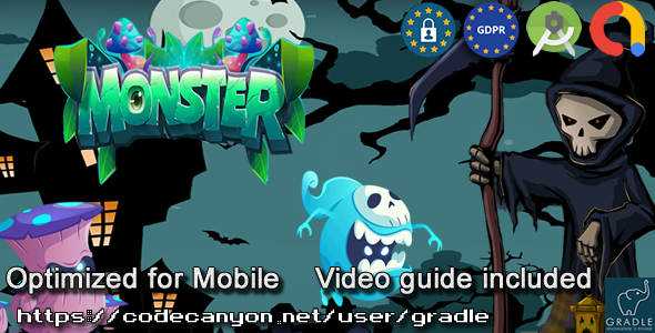 Monster (Admob + GDPR + Android Studio) - CodeCanyon Item for Sale
