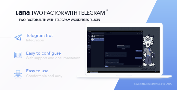 Lana Two Factor with Telegram for WordPress - CodeCanyon Item for Sale