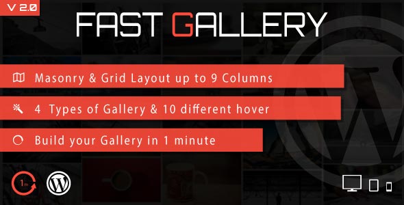 Fast Gallery - Premium Wordpress Plugin - CodeCanyon Item for Sale
