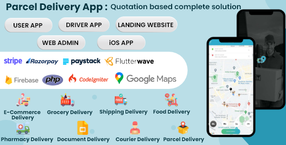Best | Shipping |On demand | Courier | Parcel | Logistic | Services | Management | booking |App - CodeCanyon Item for Sale