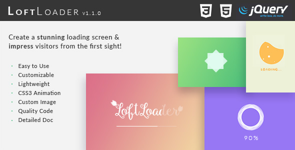 LoftLoader jQuery - Create a Stunning Loading Screen - CodeCanyon Item for Sale