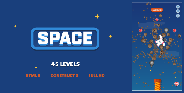 Space - HTML5 Game (Construct3) - CodeCanyon Item for Sale