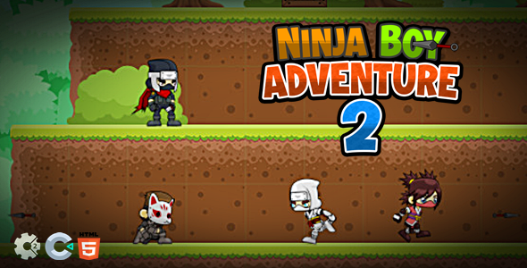 Ninja Boy Adventure 2 - Construct Game - CodeCanyon Item for Sale