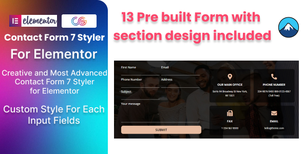 Contact Form 7 Styler Addon For Elementor - CodeCanyon Item for Sale