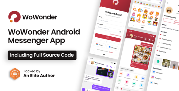 WoWonder Android Messenger - Mobile Application for WoWonder Social Script - CodeCanyon Item for Sale