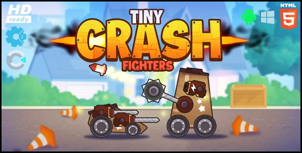 Tiny Crash Fighters HTML5 Game Construct 2/3 - CodeCanyon Item for Sale