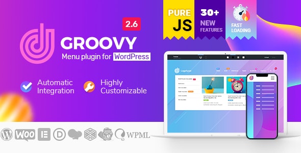 Groovy Mega Menu - Responsive Mega Menu Plugin for WordPress - CodeCanyon Item for Sale