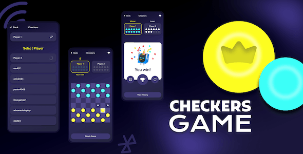 Checkers Game - CodeCanyon Item for Sale