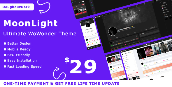 MoonLight - The Ultimate WoWonder Theme - CodeCanyon Item for Sale