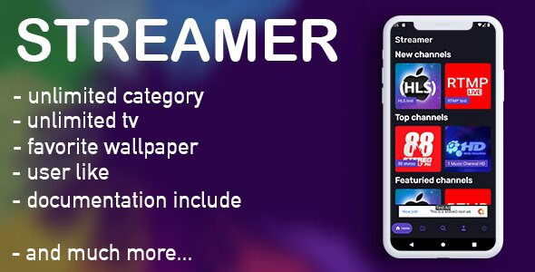 Streamer - CodeCanyon Item for Sale