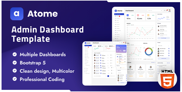 Admin Dashboard Bootstrap Template - CodeCanyon Item for Sale