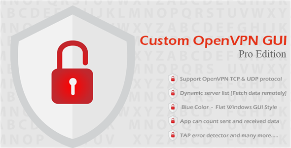 Custom OpenVPN GUI Pro Edition - CodeCanyon Item for Sale