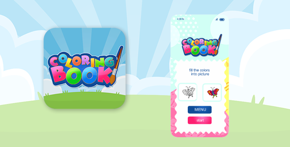 Coloring Drawing Book - iOS App Source Code - CodeCanyon Item for Sale