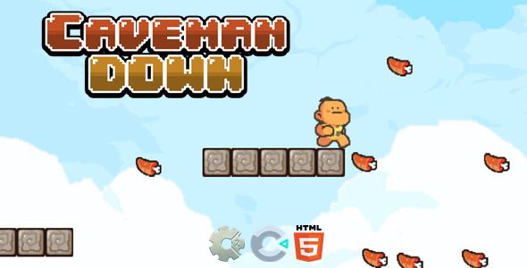 Caveman Down - Construct Game - CodeCanyon Item for Sale
