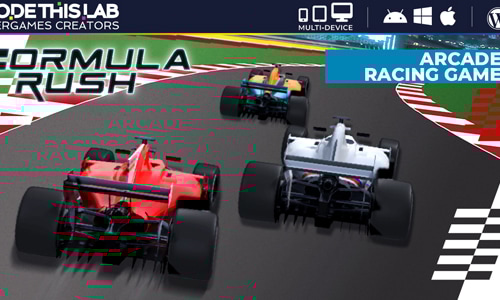 Formula Rush - HTML5 Racing Game by codethislab | CodeCanyon
