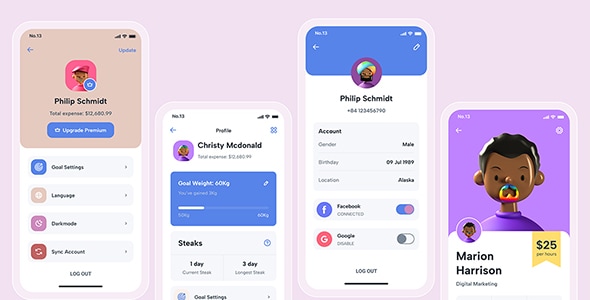 Tramkam - Profile React Native App - CodeCanyon Item for Sale