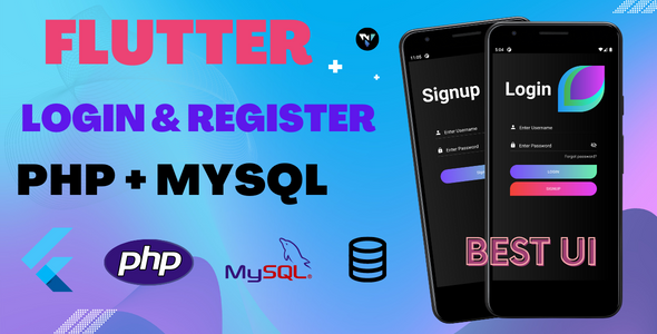Flutter PHP MySQL Login and Register Tutorial With UI by nilenp22 ...