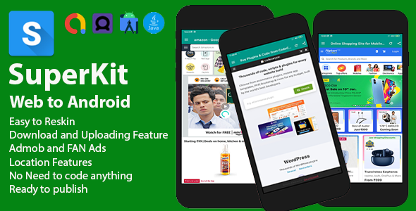 SuperKit Web to Android app - CodeCanyon Item for Sale