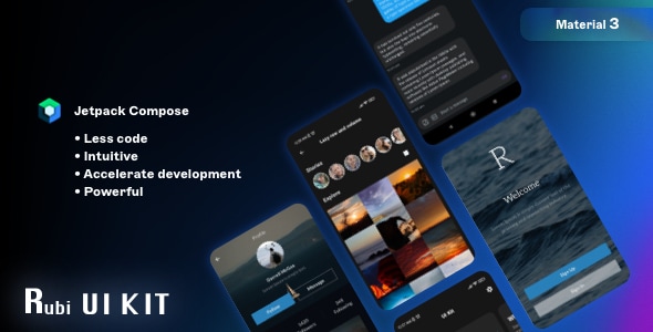 Rubi Android Compose Kit & Sample apps - CodeCanyon Item for Sale