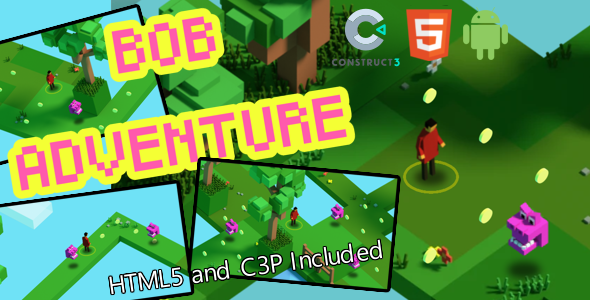 Bob Adventure - HTML5/Construct 3 Game - CodeCanyon Item for Sale