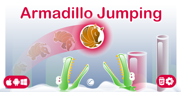 Armadillo Jumping | HTML5 Construct Game - CodeCanyon Item for Sale