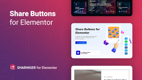 Sharinger – Share Buttons for Elementor - CodeCanyon Item for Sale