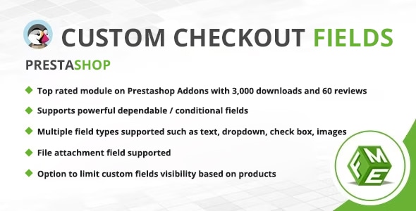 Prestashop Custom Fields, Add Extra Fields to Checkout | Order Module - CodeCanyon Item for Sale