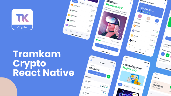 Tramkam - Crypto React Native App - CodeCanyon Item for Sale