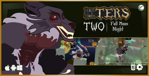 TERS Two: Full Moon Night | HTML5 Construct Game - CodeCanyon Item for Sale