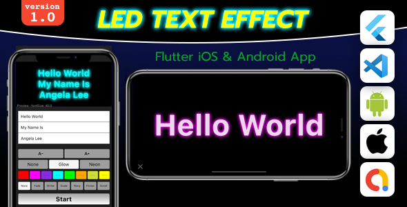 LED Text Effect - CodeCanyon Item for Sale