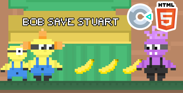 Bob Save Stuart - HTML5 Game - Construct 3 - CodeCanyon Item for Sale