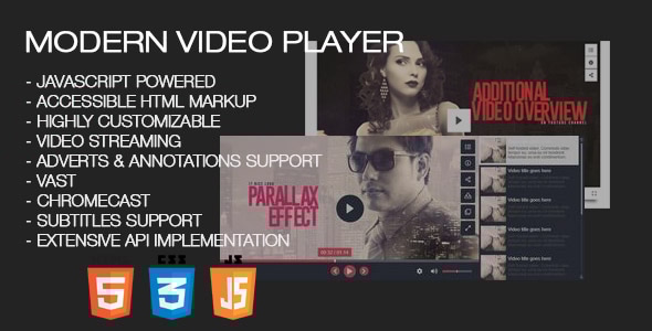 Modern Video Player - CodeCanyon Item for Sale