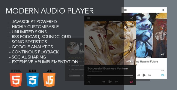 HTML5 Audio Player with Playlist - CodeCanyon Item for Sale