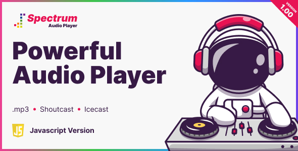 Spectrum Audio Player - CodeCanyon Item for Sale