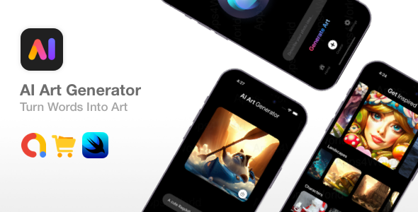 AI Art Generator - SwiftUI Art Generator Source Code - CodeCanyon Item for Sale