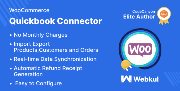 QuickBooks Connector for WooCommerce - CodeCanyon Item for Sale