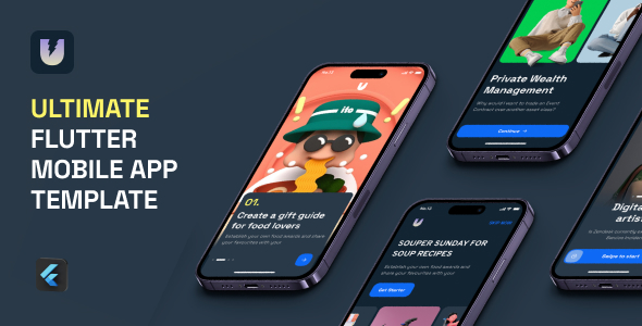 Utilmate – 100+ Screens Flutter Mobile App Template - CodeCanyon Item for Sale