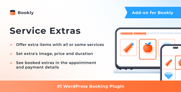 Bookly Service Extras (Add-on) - CodeCanyon Item for Sale