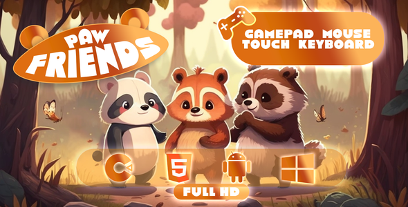 Paw Friends - Slide Puzzle Game - CodeCanyon Item for Sale