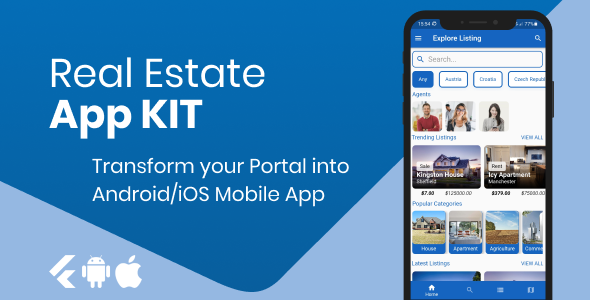 Real Estate App Kit - CodeCanyon Item for Sale