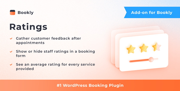 Bookly Ratings (Add-on) - CodeCanyon Item for Sale