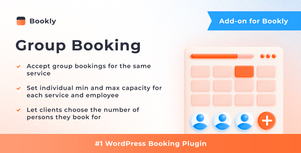 Bookly Group Booking (Add-on) - CodeCanyon Item for Sale