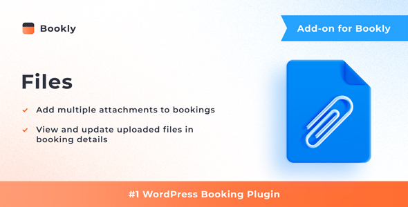 Bookly Files (Add-on) - CodeCanyon Item for Sale